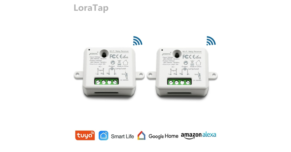 Relais Interrupteur Sans Fil WiFi Domotique Tuya - Compatible Alexa Google (neuf)